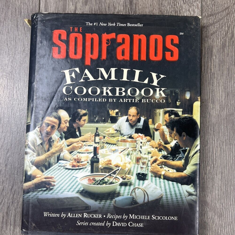 VGUC! The Sopranos Family Cookbook: As Compiled by Artie Bucco Hardcover